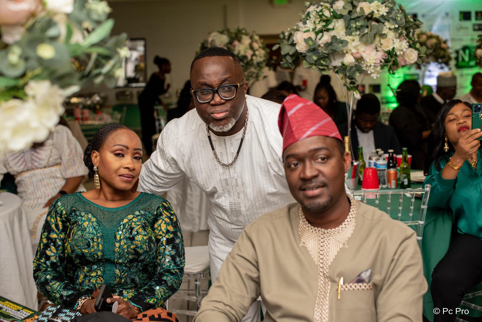 NIBAD guests seated at a decorated event reception